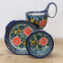 Bowl, Multiangular, 5" in "Regal Roosters" by Ceramika Artystyczna | A221-U2617