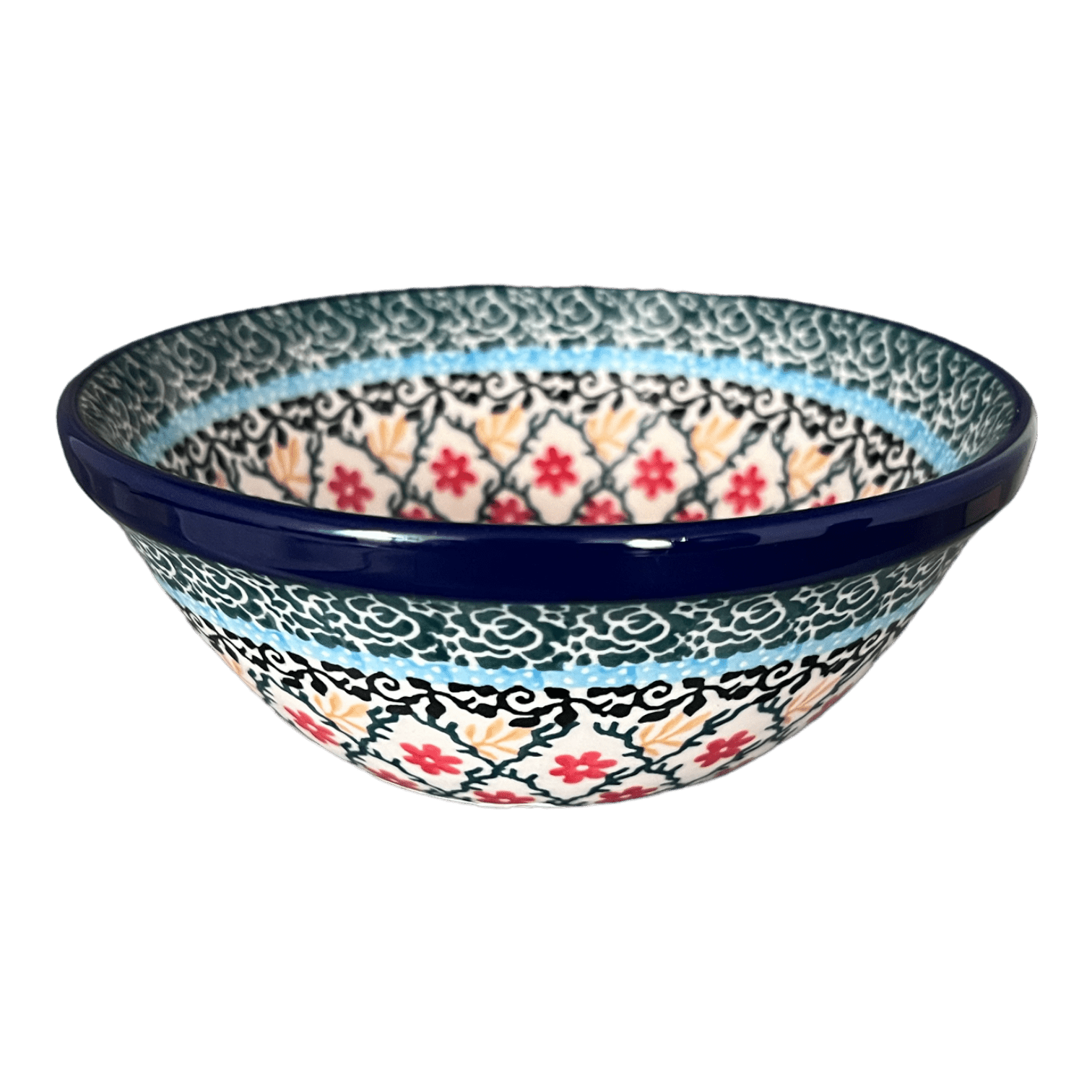 Bowl, Round, Kitchen, 5.5" in "Garden Trellis" by Ceramika Artystyczna | A059-U2123