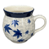 Mug, Belly, 12 oz Medium in "Blue Sweetgum" by Ceramika Artystyczna | A070-2545X