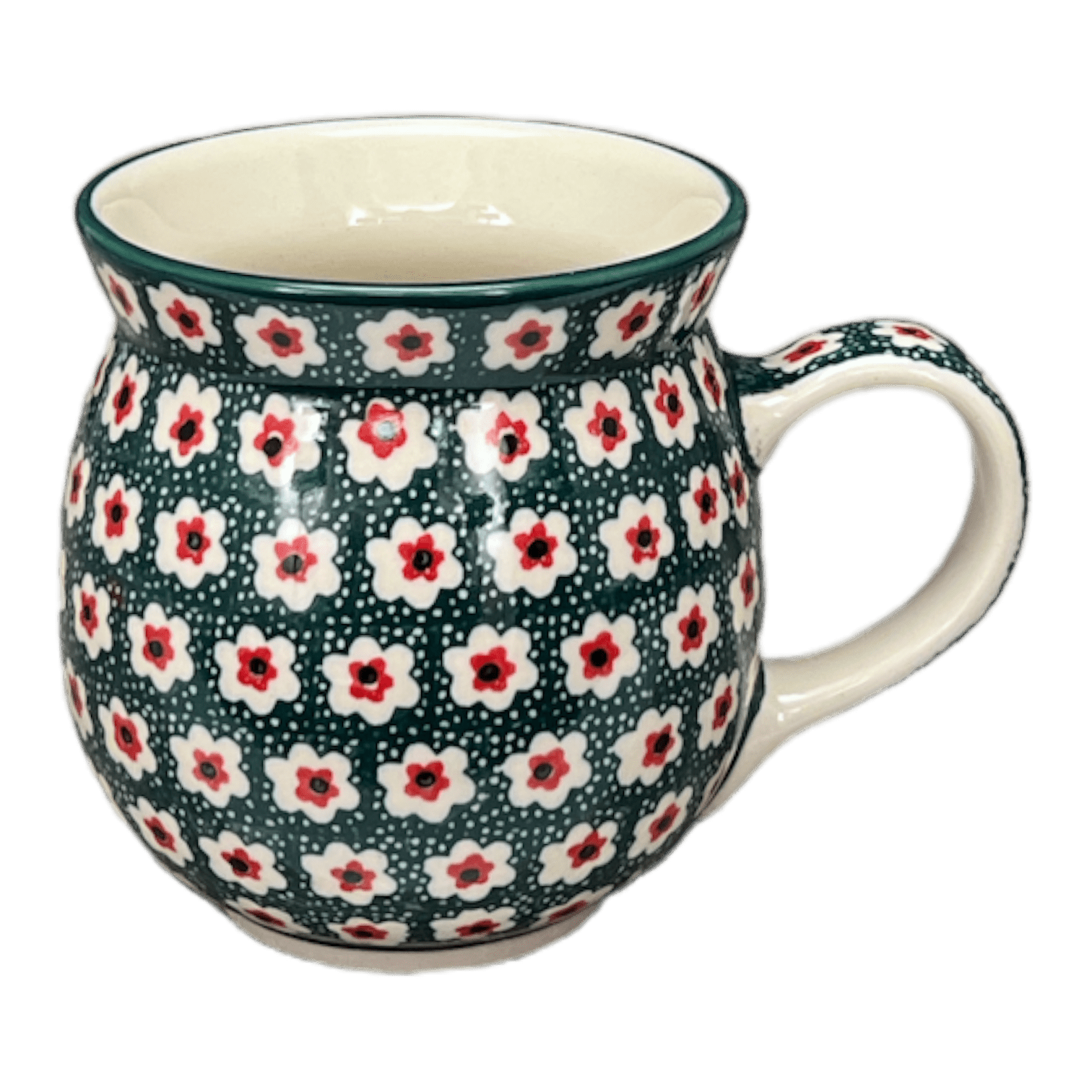 Mug, Belly Mug, 16 oz in "Riot Daffodils" by Ceramika Artystyczna | A073-1174Q