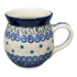 Mug, Belly Mug, 16 oz in "Starry Sea" by Ceramika Artystyczna | A073-454C