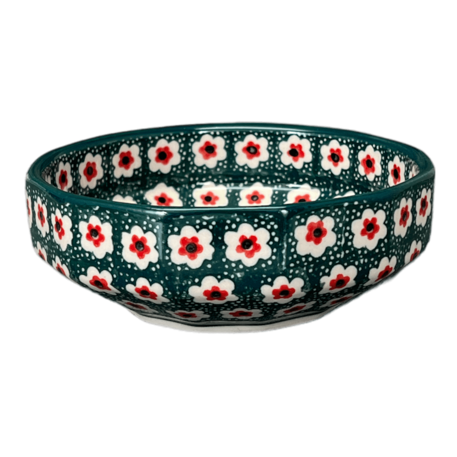 Bowl, Multiangular, 5" in "Riot Daffodils" by Ceramika Artystyczna | A221-1174Q