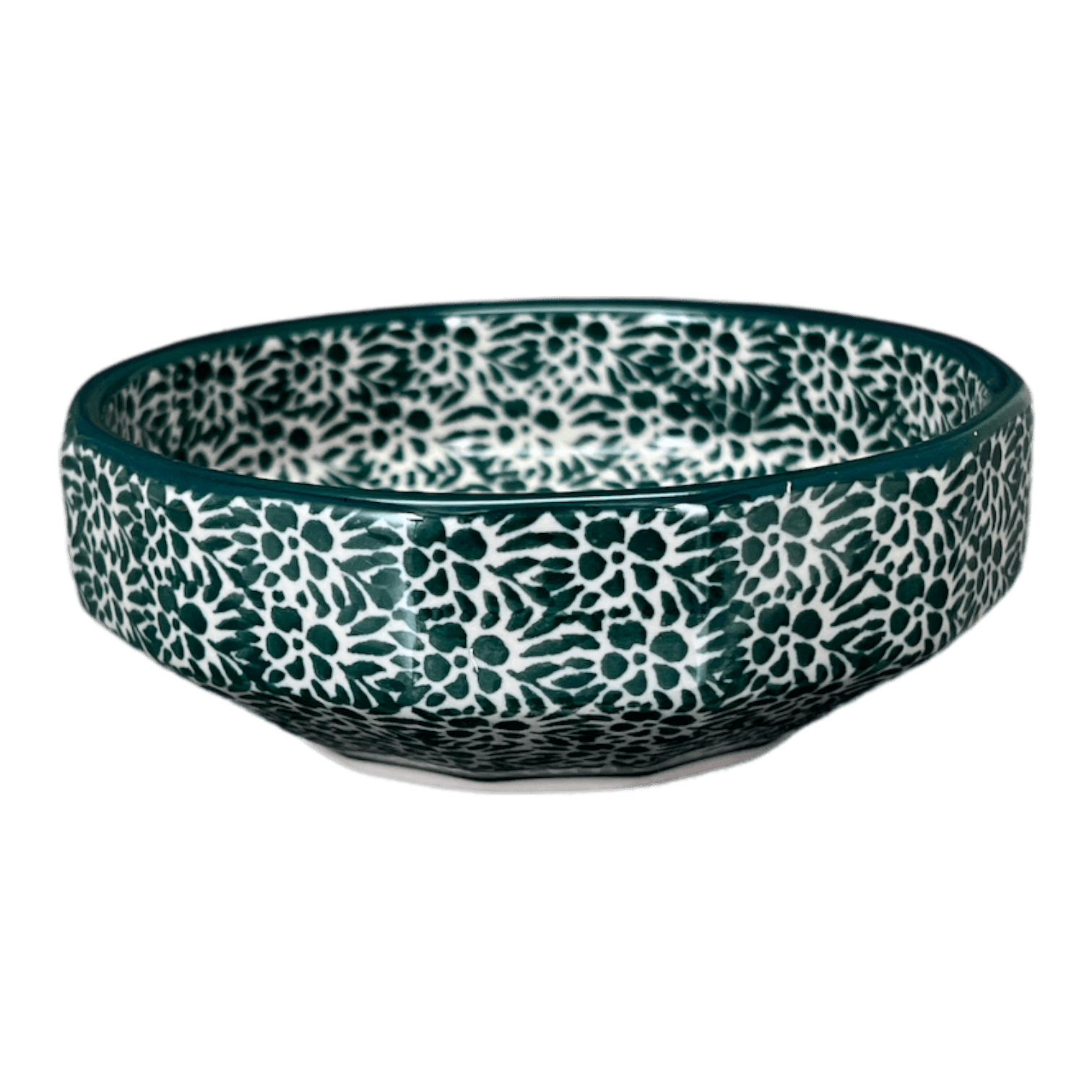 Bowl, Multiangular, 5" in "Going Green" by Ceramika Artystyczna | A221-1885Q