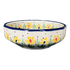 Bowl, Multiangular, 5" in "Daffodils in Bloom" by Ceramika Artystyczna | A221-2122X