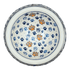 Bowl, Round, Dog Bowl, 5.5" Large in "Paw Prints" by Ceramika Artystyczna | A525-1770X