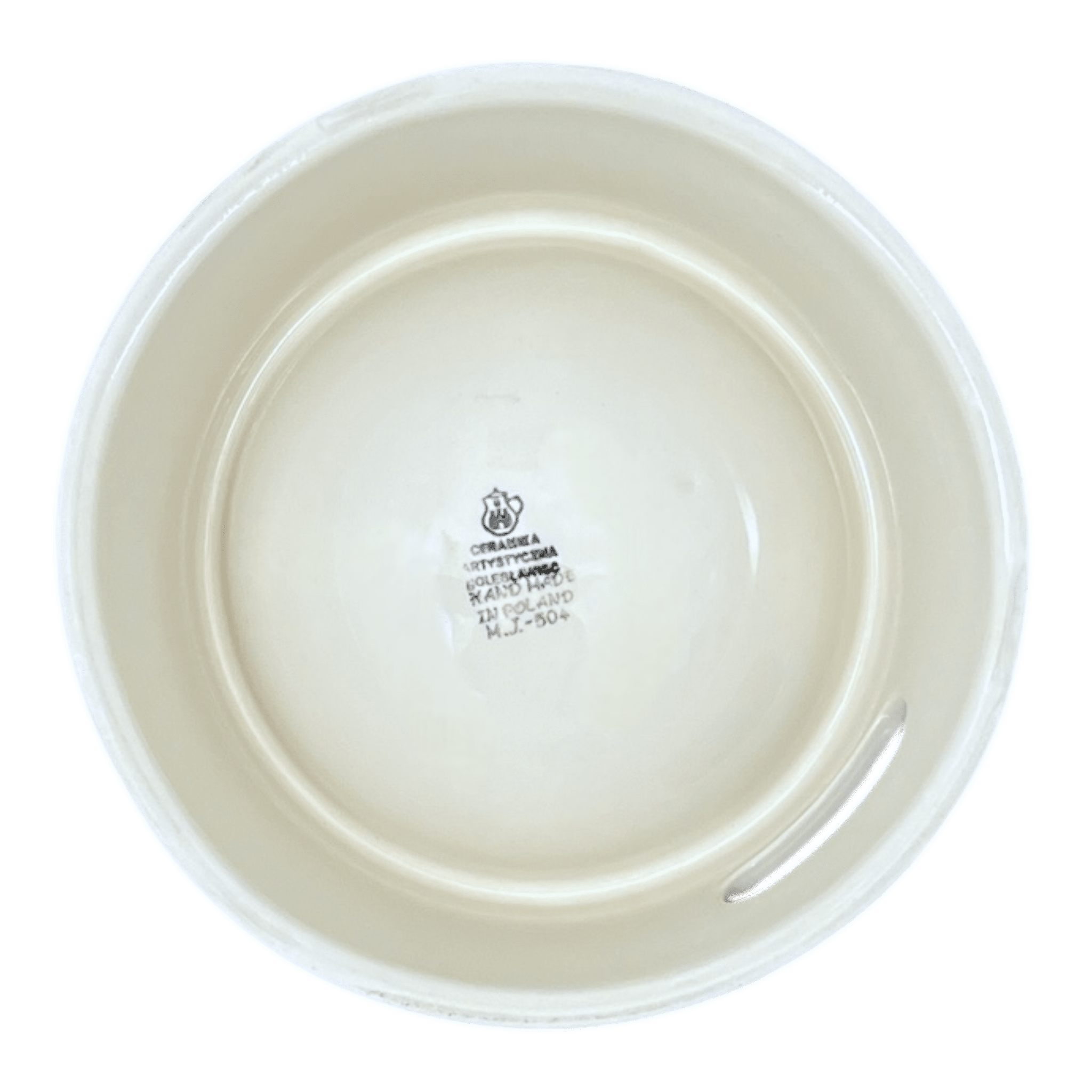 Bowl, Round, Dog Bowl, 5.5" Large in "Paw Prints" by Ceramika Artystyczna | A525-1770X