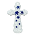 Cross, Large, 7.75" in "Blue Sweetgum" by Ceramika Artystyczna | A533-2545X