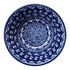 Bowl, Round, Ridged, 5.5" in "Wavy Blues" by Ceramika Artystyczna | A696-905X