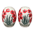 Salt & Pepper, 2" in "Red Aster" by Ceramika Artystyczna | A735S-1435X