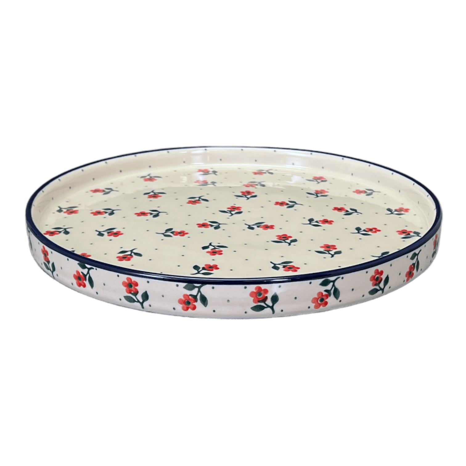 Tray, Round, 10" in "Flower Girl" by Ceramika Artystyczna | AE93-1661X