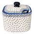 Bowl, Square, Sugar Bowl, 3.5" in "Misty Blue" by Manufaktura | C030U-61A