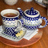 Dish, Shallow, 5.75" x 7" in "Tulip Dot" by Ceramika Artystyczna  | A160-377Z