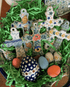 Cross, Large, 7.75" in "Strawberry Patch" by Ceramika Artystyczna | A533-721X