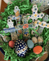 Cross, Large, 7.75" in "Blue Sweetgum" by Ceramika Artystyczna | A533-2545X