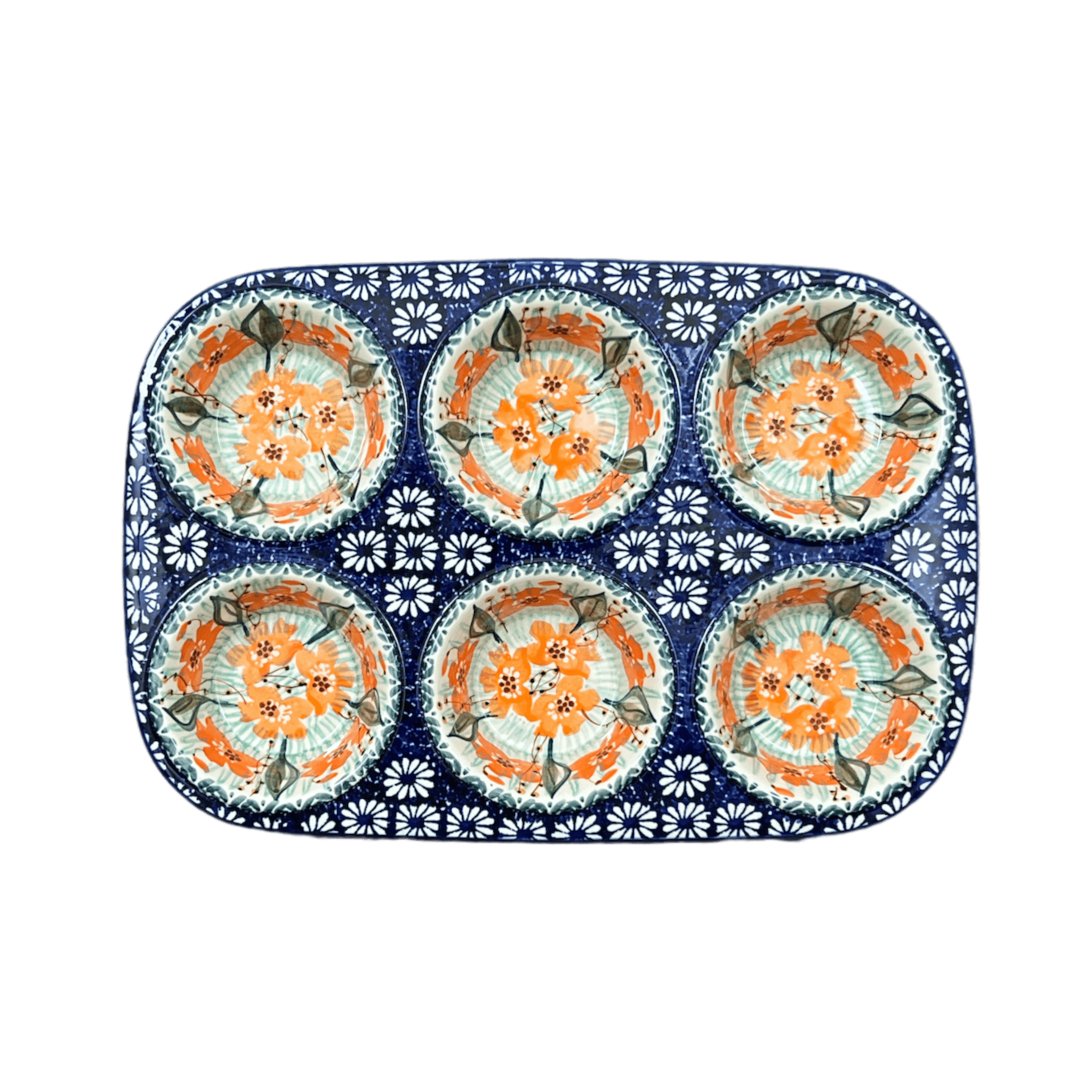 Muffin Pan, 8.5" x 12.5" in "Sun-Kissed Garden" by Manufaktura | F093S-GM15