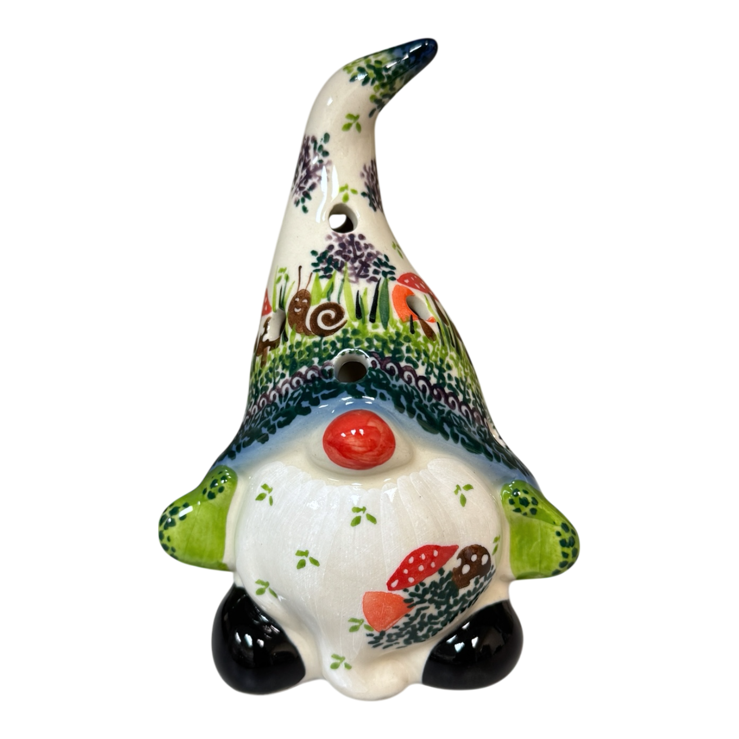 Luminary, Gnome, 6.5" Small in "Mushroom Meadow" by Galia | GAD39-ULA3