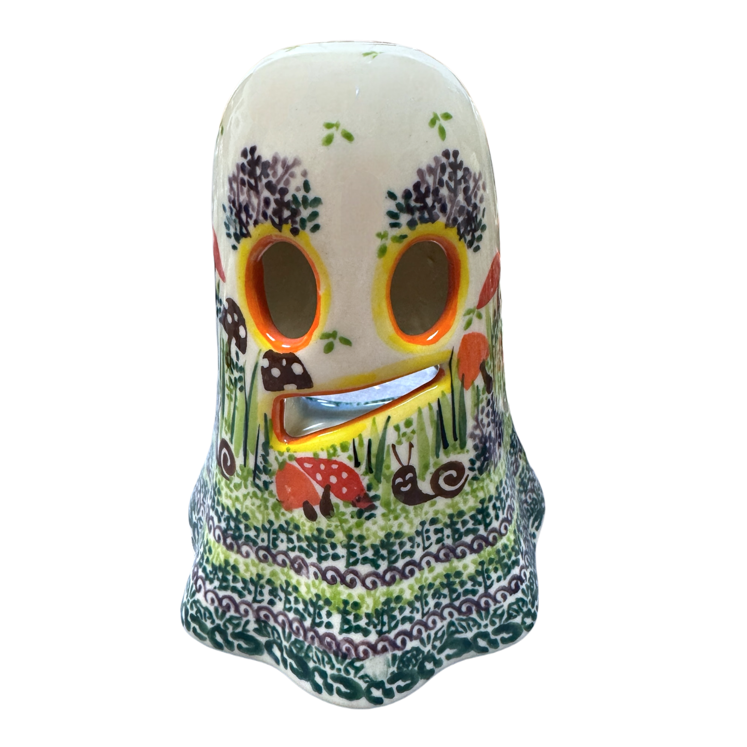 Luminary, Ghost, 5.25" in "Mushroom Meadow" by Galia | GAD46-ULA3
