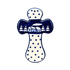 Cross, 7" in "Winter's Eve" by Manufaktura | K062S-IBZ