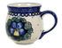 Mug, Belly Mug, 10 oz Medium in "Pansies" by Manufaktura | K090S-JZB