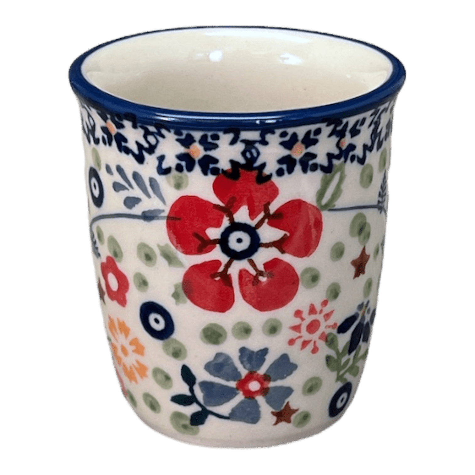 Cup, Wine Cup, 4 oz in "Full Bloom" by Manufaktura | K100S-EO34