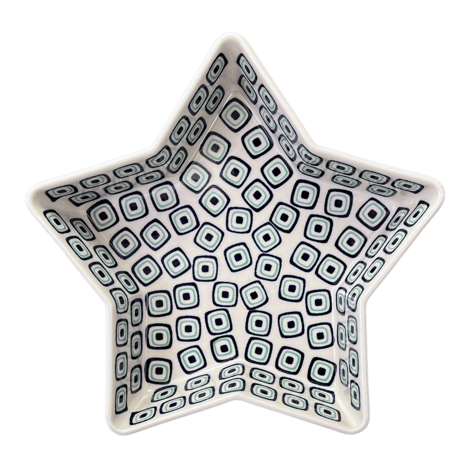 Baker, Star-Shaped, 10" in "Green Retro" by Manufaktura | M045U-604A