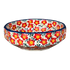 Bowl, Multiangular, 5" in "Floral Revival Red" by Manufaktura | M058U-MCZE
