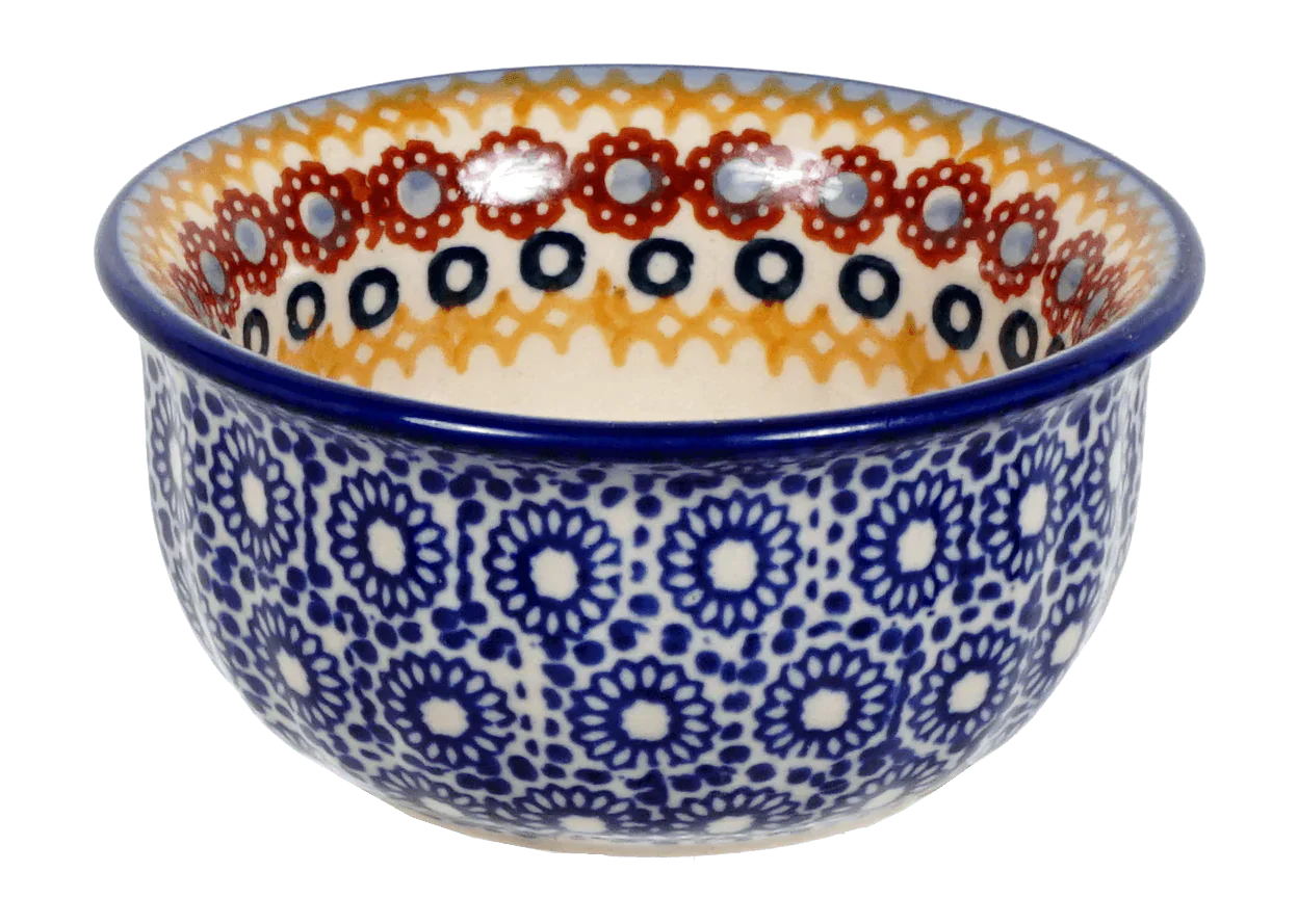 Bowl, Round, 3.5" in "Ruby Duet" by Manufaktura | M081S-DPLC