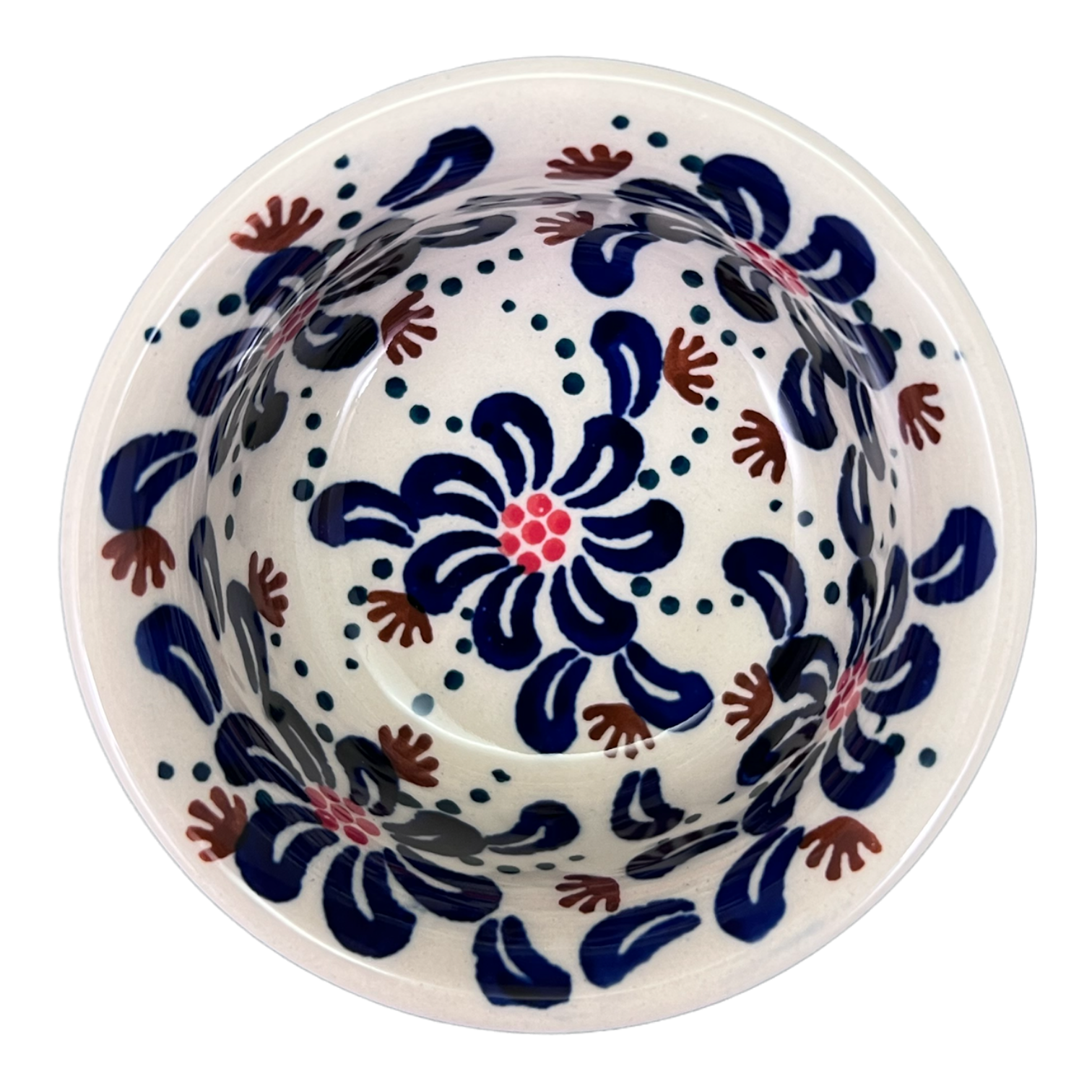 Bowl, Round, 3.5" in "Floral Fireworks" by Manufaktura | M081U-BSAS