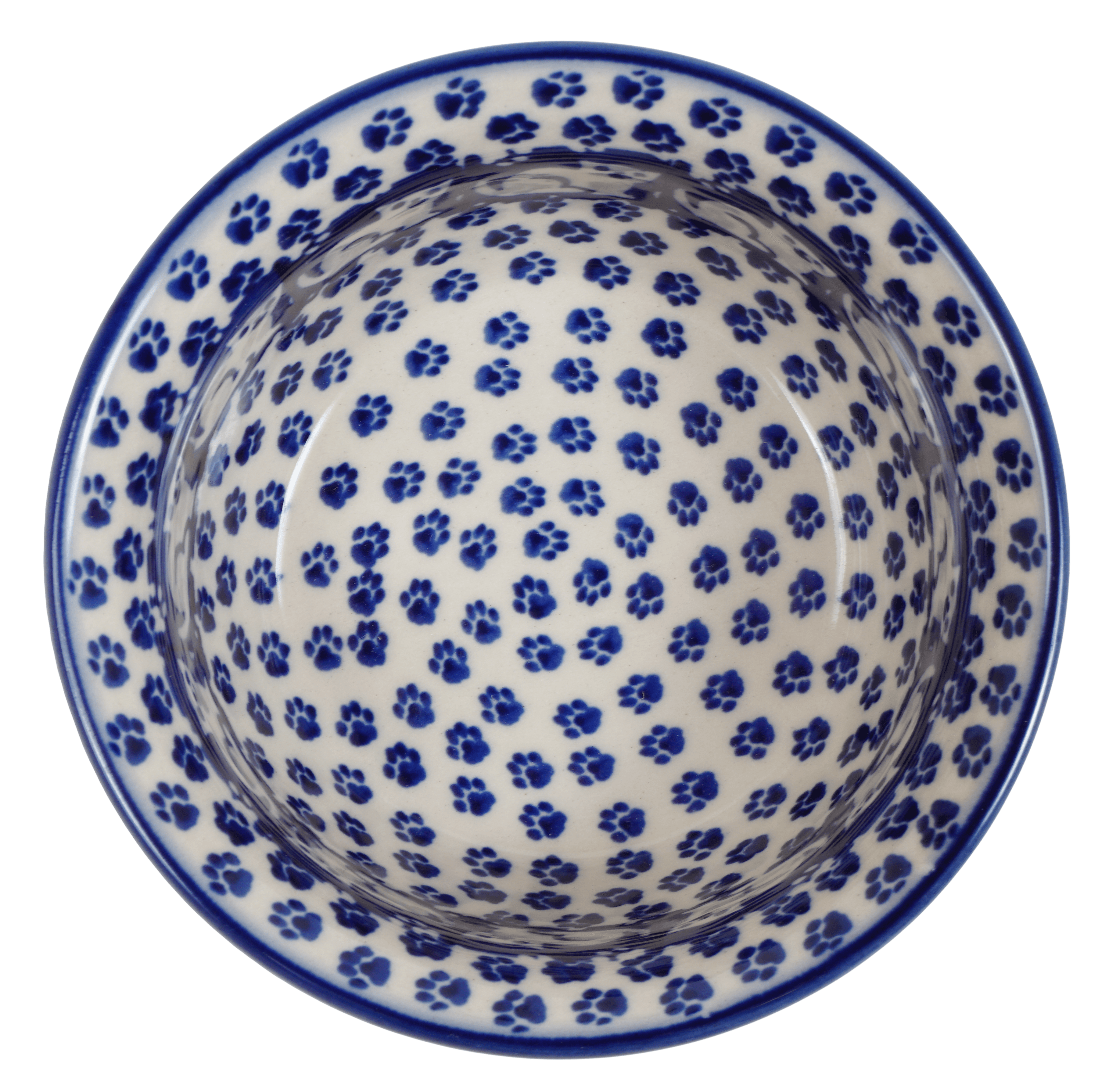 Bowl, Round, 4.5" in "Kitty Cat Path" by Manufaktura | M082T-KOT6