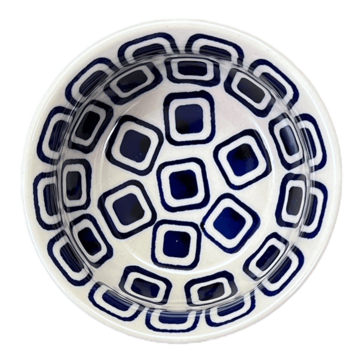 Bowl, Round, 4.5" in "Navy Retro" by Manufaktura | M082U-601A