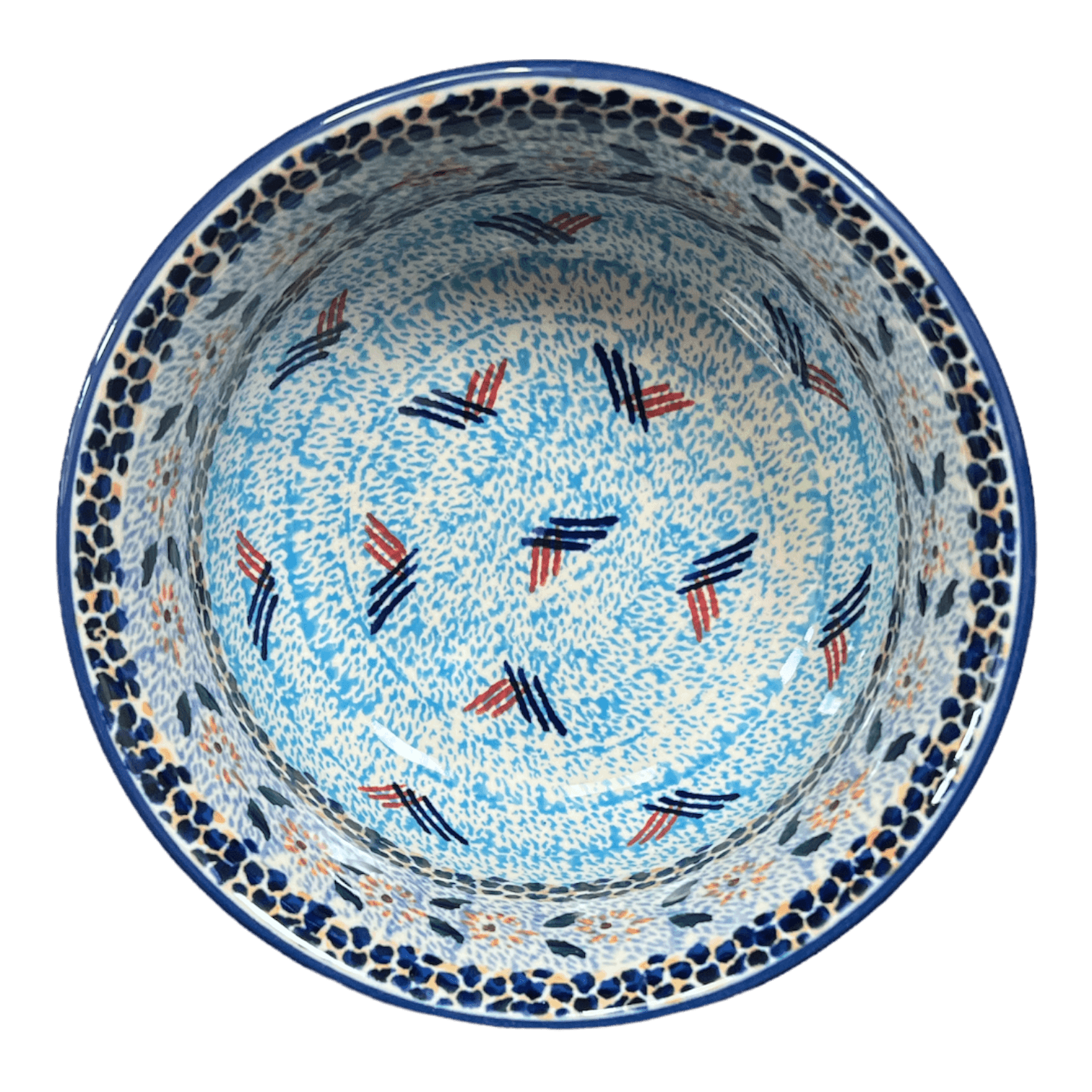 Bowl, Round, 5.5" in "Patriotic Garden" by Manufaktura | M083S-WK56