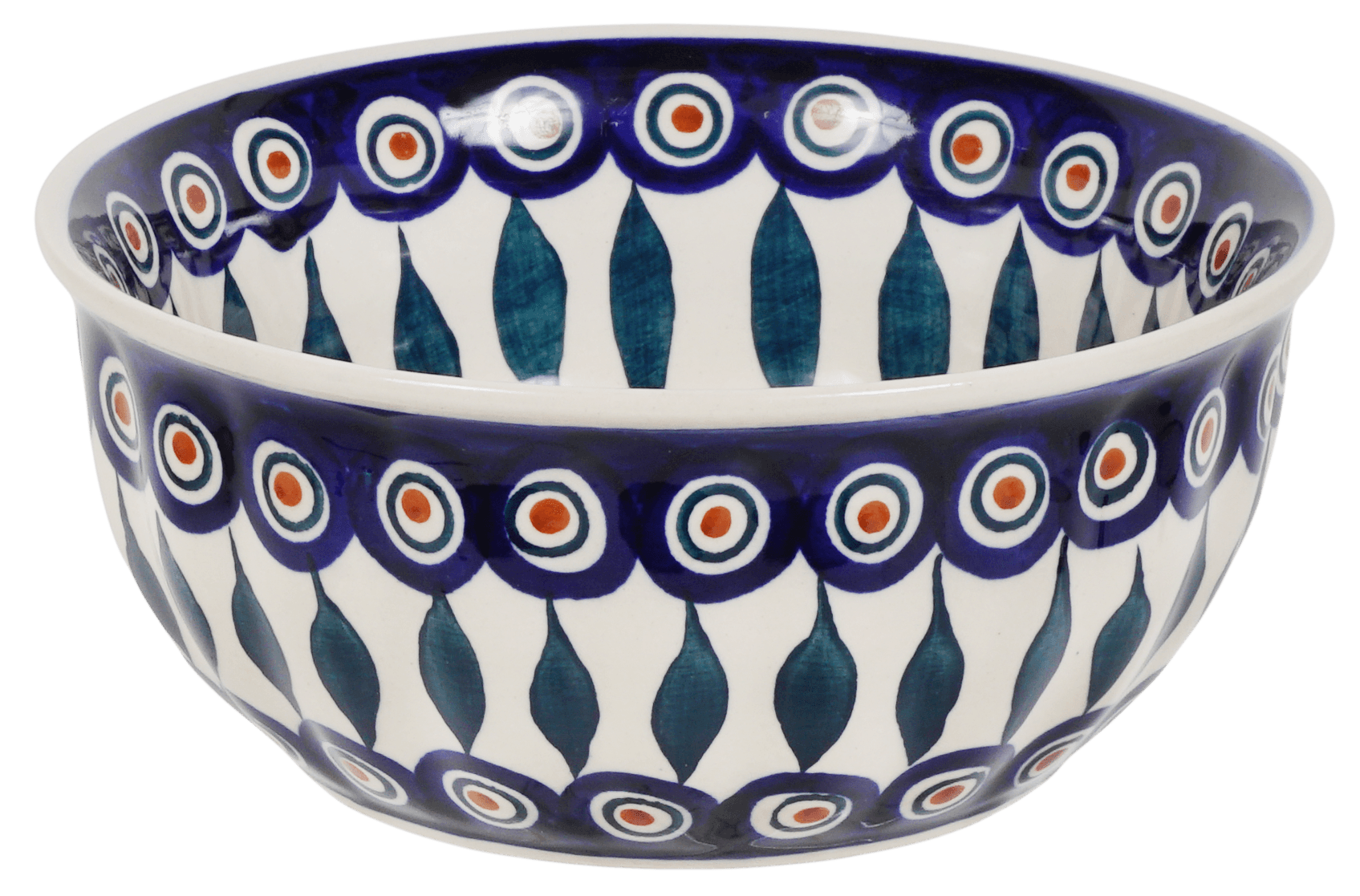 Bowl, Round, 6.5" in "Peacock" by Manufaktura | M084T-54