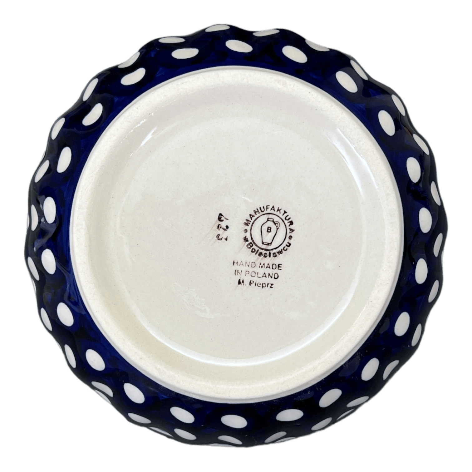Bowl, Round, 6.5" in "Hello Dotty" by Manufaktura | M084T-9