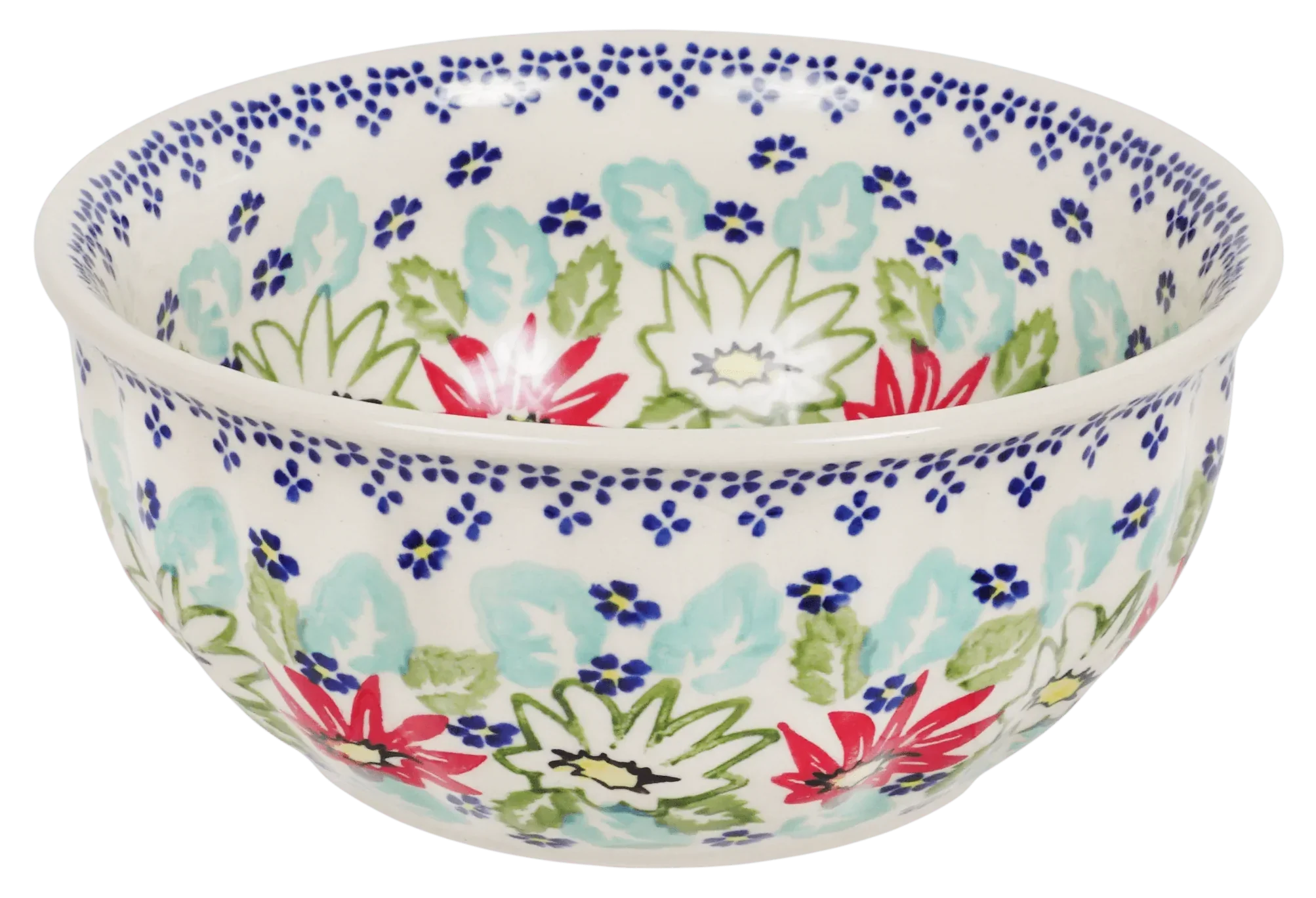 Bowl, Round, 6.5" in "Daisy Crown" by Manufaktura | M084T-MC20