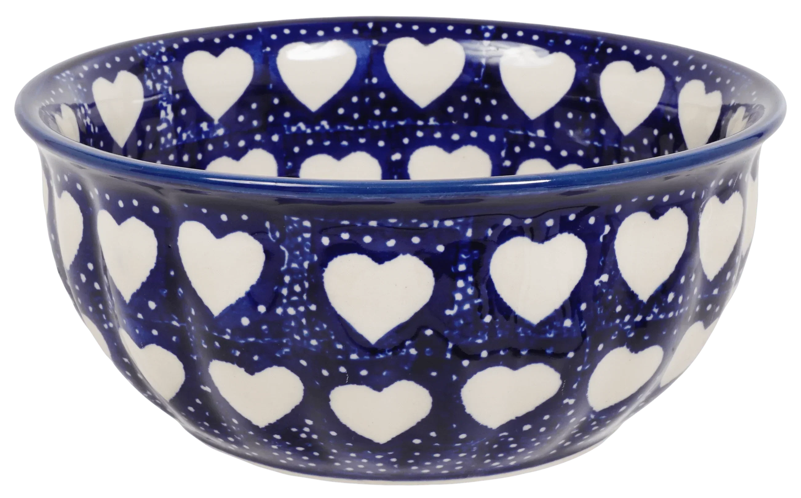 Bowl, Round, 6.5" in "Sea of Hearts" by Manufaktura | M084T-SEA
