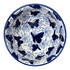Bowl, Round, 6.5" in "Blue Butterfly" by Manufaktura | M084U-AS58