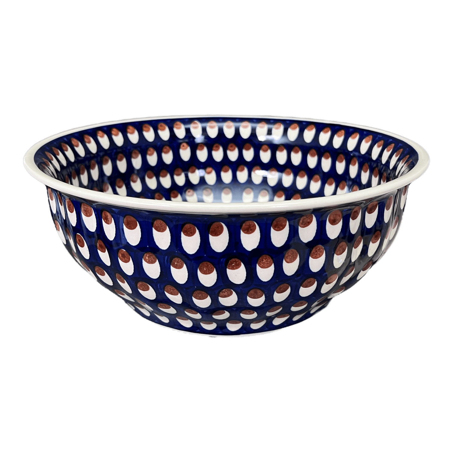 Bowl, Round, 11" in "Pheasant Feathers" by Manufaktura | M087T-52