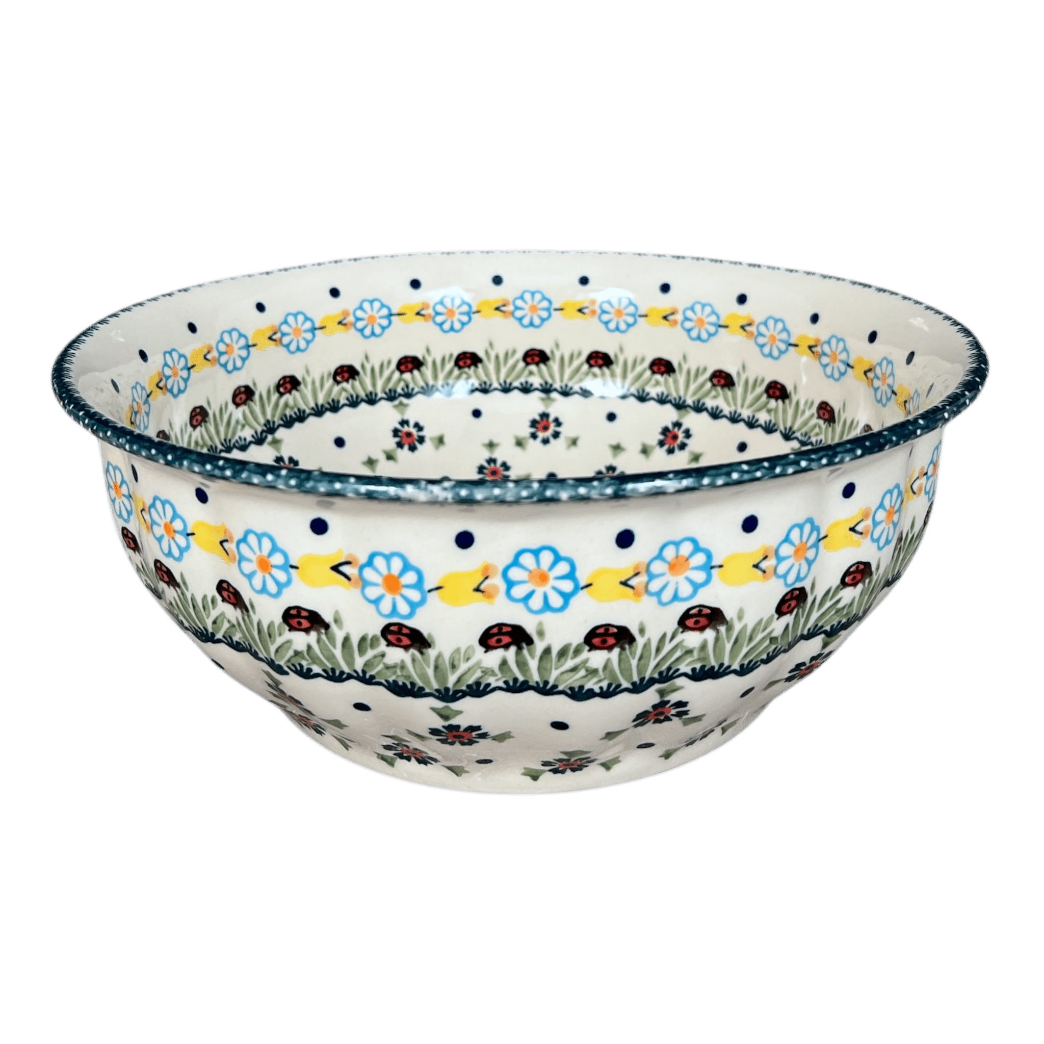 Bowl, Round, 11" in "Lady Bugs" by Manufaktura | M087T-IF45