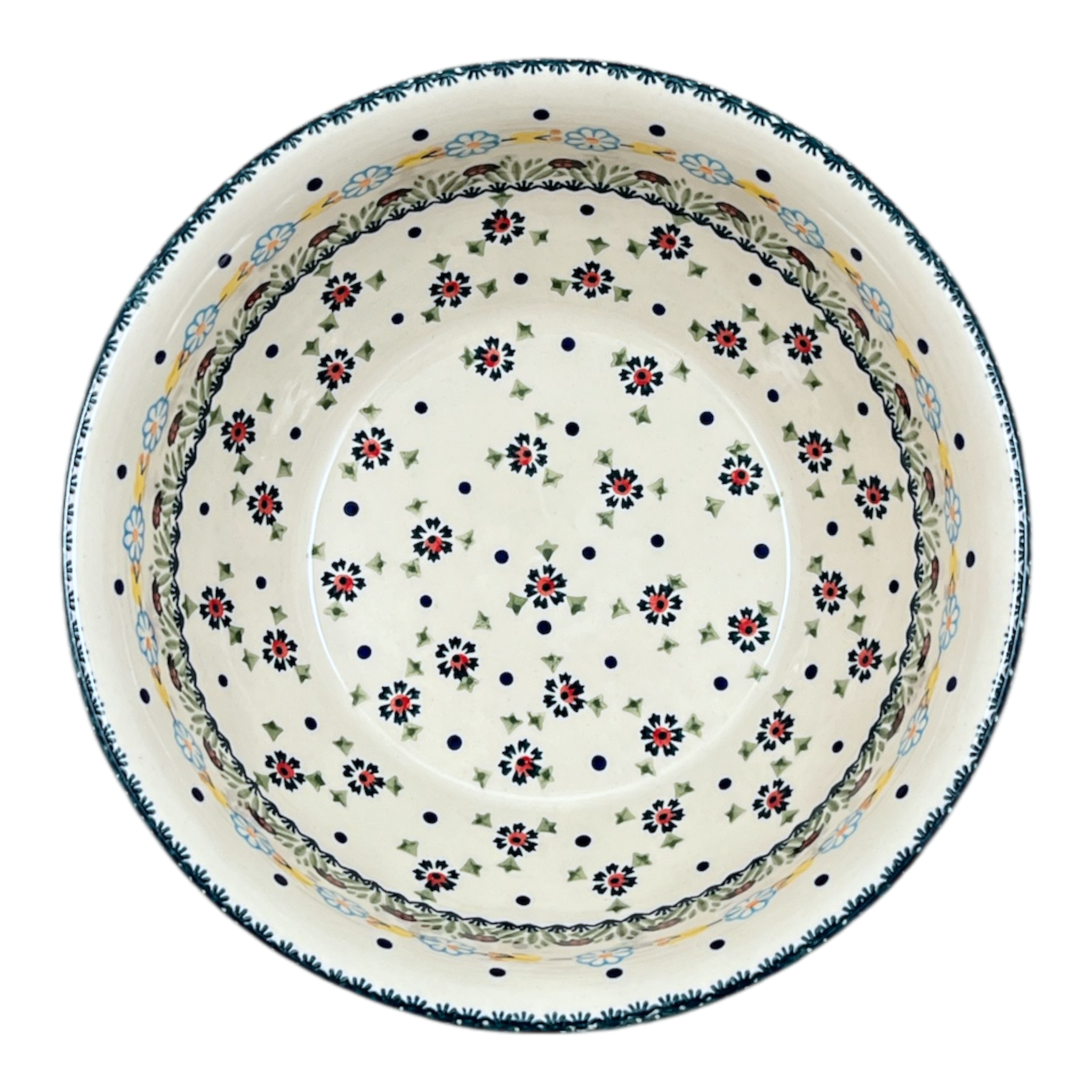 Bowl, Round, 11" in "Lady Bugs" by Manufaktura | M087T-IF45