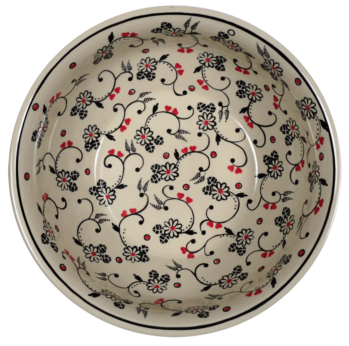 Bowl, Round, 11" in "Night Garden" by Manufaktura | M087U-BL02