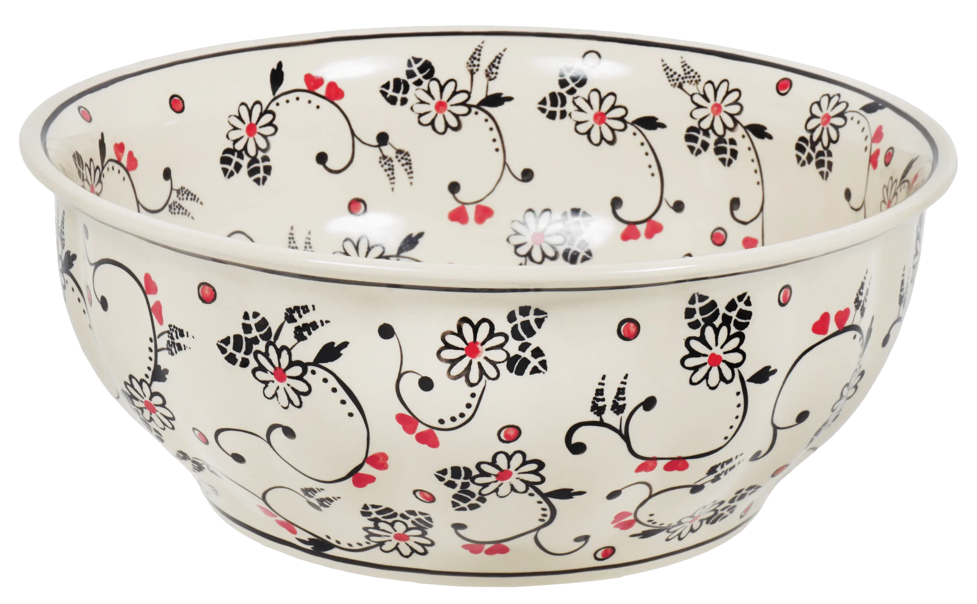 Bowl, Round, 11" in "Night Garden" by Manufaktura | M087U-BL02