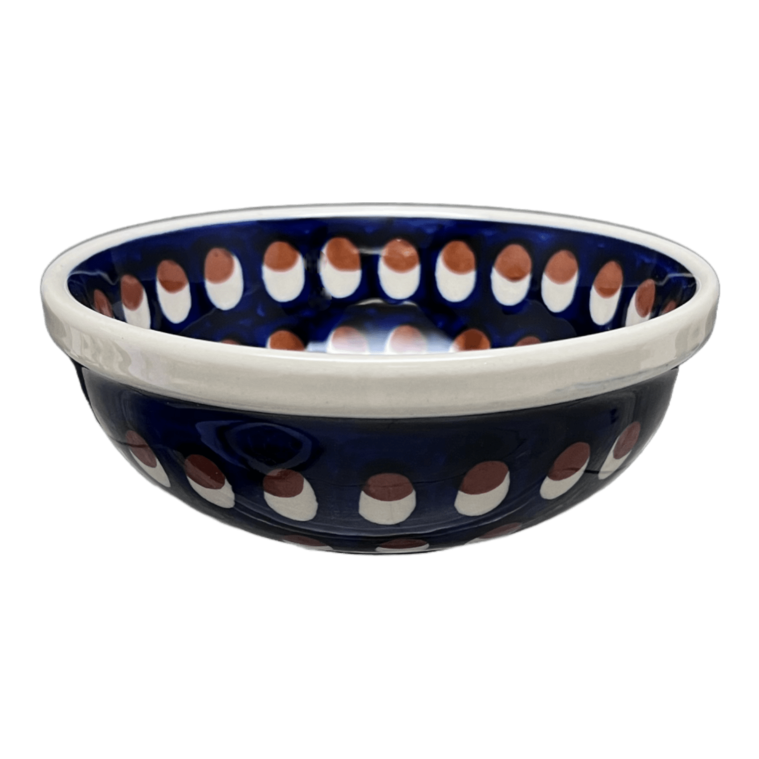 Bowl, Round, 6" in "Pheasant Feathers" by Manufaktura | M089T-52