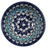 Bowl, Round, 6" in "Sky Blue Border" by Manufaktura | M089U-MS04