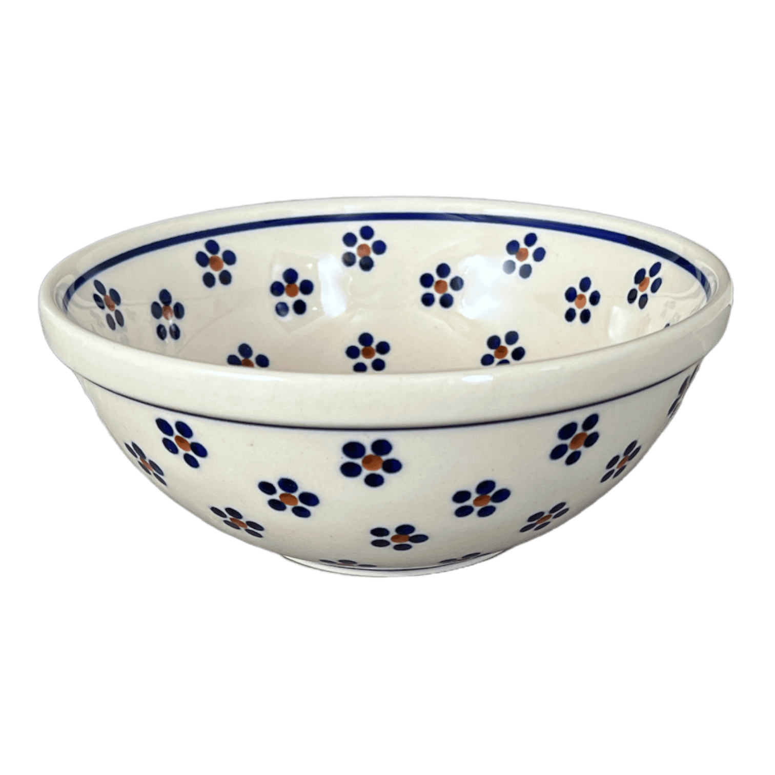 Bowl, Round, 6.75" in "Petite Floral" by Manufaktura | M090T-64