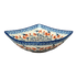Bowl, Square, Nut, Medium, 7.75" in "Hummingbird Harvest" by Manufaktura | M113S-JZ35