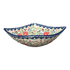 Bowl, Square, Nut, Medium, 7.75" in "Floral Fantasy" by Manufaktura | M113S-P260