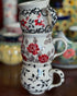 Mug, Belly Mug, 16 oz Large in "Black Spray" by Manufaktura | K068T-LISC
