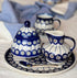 Bowl, Bell-Shaped, Sugar Bowl, 4", WR (WR9A) in "Strawberries & Blossoms" by W.R. Ceramika | WR9A-WR2