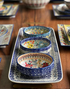 Bowl, Multiangular, 5" in "Butterfly Garden" by Manufaktura | M058T-MOT1