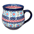 Mug, Belly Mug, 16 oz Large in "Daisy Waves" by Andy | NDA10-3